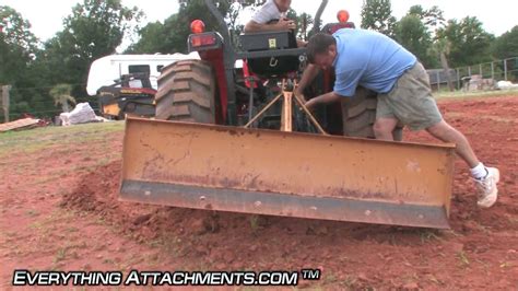 using a boxblade on a skid steer|how to use a box blade.